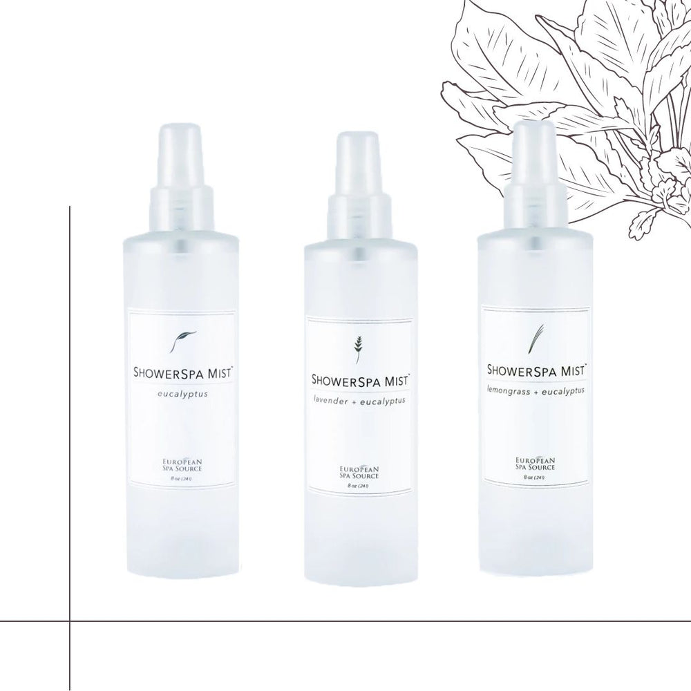 European Spa Source Shower Mist Eucalyptus & Lavender 8oz